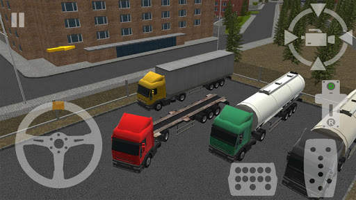 Semi Driver Trailer Parking 3D screenshot 2