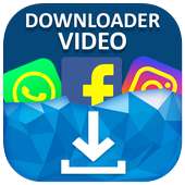 Pengunduh Video PRO - WhatsApp Facebook Instagram logo