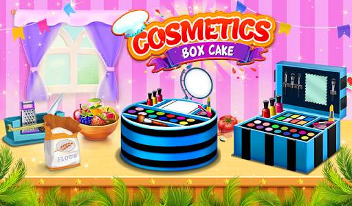 Makeup Cosmetic Cake Box Game screenshot 6