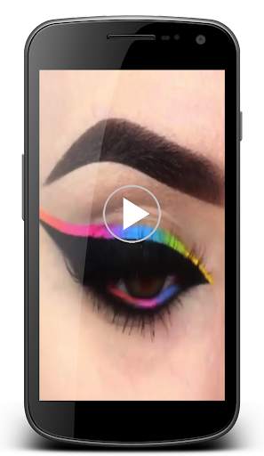 Eye Makeup And Eyebrows-Video Step By Step Offline screenshot 1
