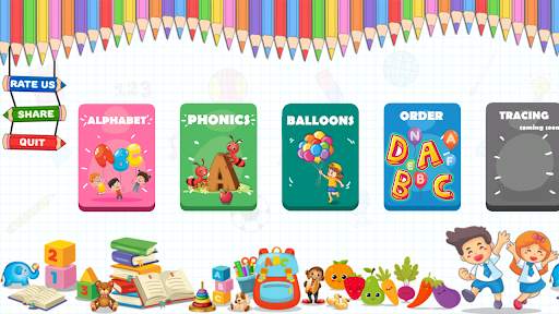 ABC Alphabet Phonics Learning Games, Quiz For Kids screenshot 1