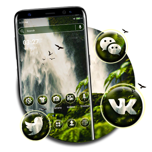 Waterfall Launcher Theme icon