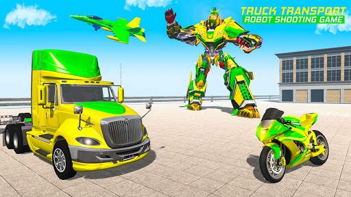 Car Robot Transport Truck Driving Games 2020 screenshot 1