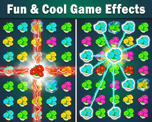 Flower Puzzle Game - Color Match Flower Games Free screenshot 3