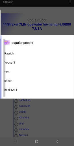 popLair-location based messenger and spot news app screenshot 8