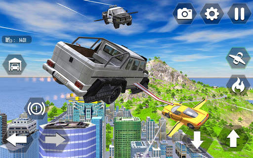 Flying Car Extreme Simulator screenshot 8