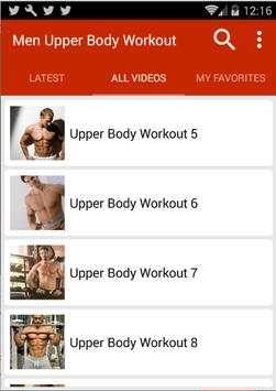 Upper Body Workout For Men screenshot 3