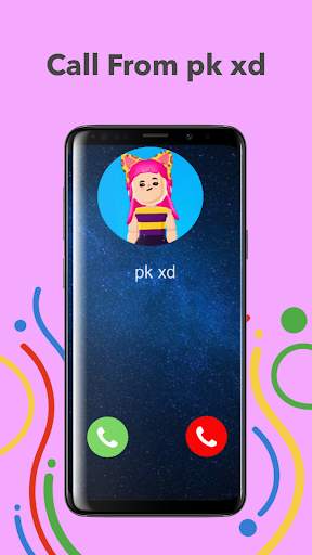 Game Fake Call From pk xd Simulator screenshot 1