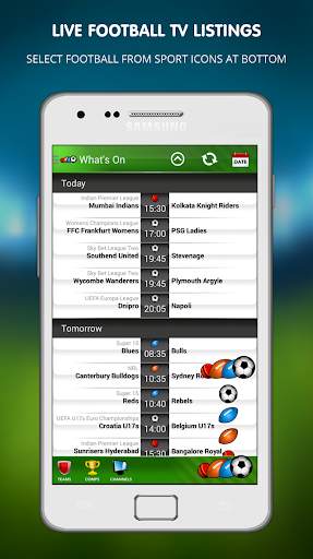 Live Football on TV screenshot 2