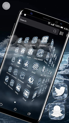 Cloudy Sky Launcher Theme screenshot 3
