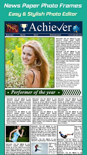 News Paper Photo Frame screenshot 1