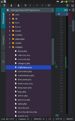 Zira PHP Editor 2 स्क्रीनशॉट 2