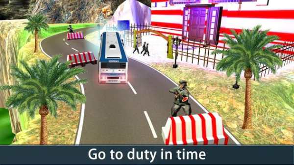 Police Bus Uphill Drive Simulator game screenshot 5