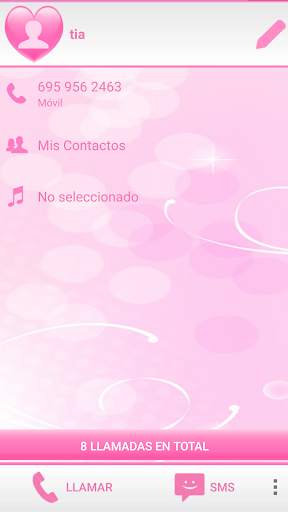 THEME PINK HEARTS FOR EXDIALER screenshot 3