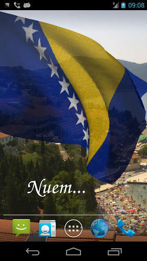 Bosnia Flag Live Wallpaper screenshot 4