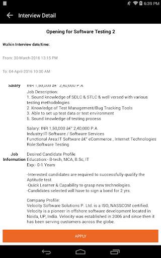 Velocity Interview App screenshot 13
