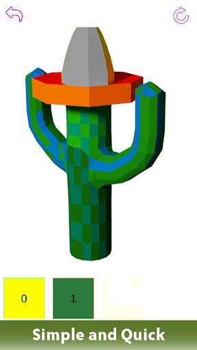 Poly Art 3D - Color by Number, 3D Coloring Puzzle screenshot 6