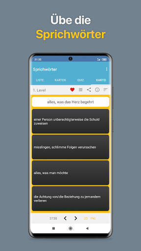 Deutsche Sprichwörter & Redewendungen screenshot 7