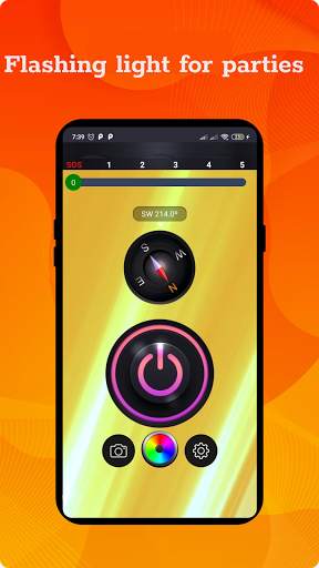 Flash light - Flashlight App Free screenshot 1
