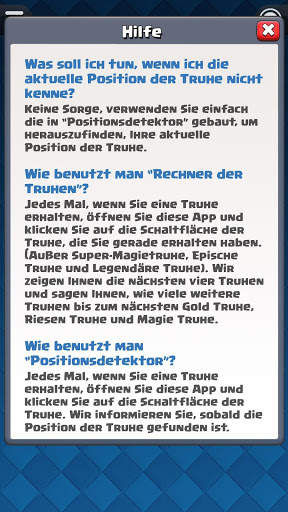Rechner der Truhen für Clash Royale screenshot 7