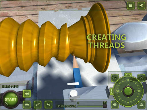 Lathe Machine 3D: Milling & Turning Simulator Game screenshot 3