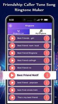 Friendship Caller Tune Song-Ringtone Maker 2 تصوير الشاشة
