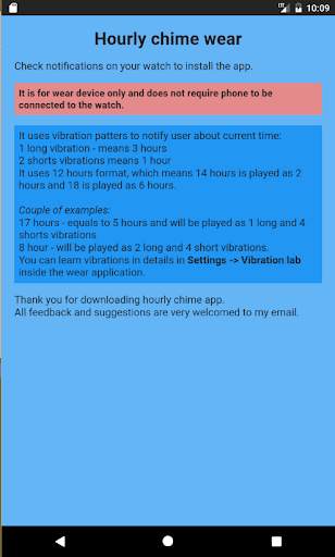 Hourly chime wear screenshot 1