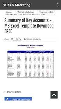 Excel Templates screenshot 7