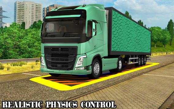 Speed Parking Truck Simulator :Truck Driving 2018 screenshot 1