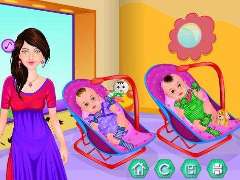 Twins Caring - Baby Games screenshot 6