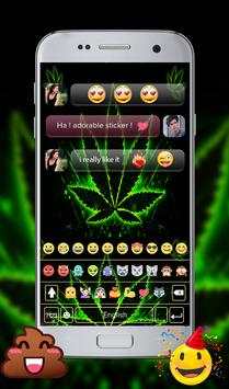 weed Rasta GO Keyboard Theme screenshot 3