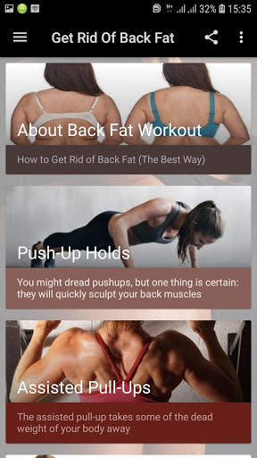Back Fat Burn Workout For Women screenshot 2