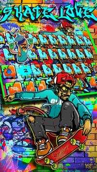 Skate Graffiti Boy Keyboard Theme screenshot 2