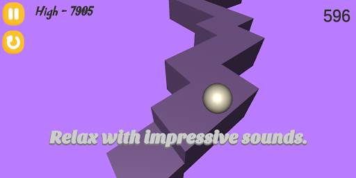 Zig Zag Rainbow 3D - Meditation Game screenshot 2