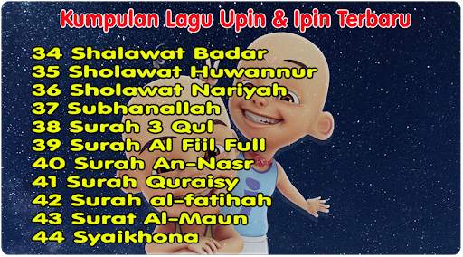 Lagu Upin Ipin Ramadhan 2021 Terbaru स्क्रीनशॉट 4