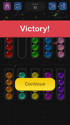 Sortir Bola, Game Puzzle Warna screenshot 6