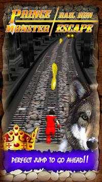 Prince Endless Run - Temple Rail Road Wolf Runner screenshot 3