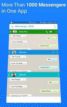 Messenger 2018 - Messenger for All Social Apps screenshot 4