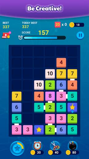 Merge Block: Fun Number Puzzle 6 تصوير الشاشة