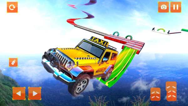 Taxi Car Stunts 2 Games 3D: Ramp Car Stunts screenshot 7