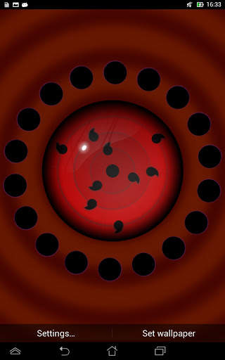 Sharingan Rinnegan Live Wallpaper скриншот 1