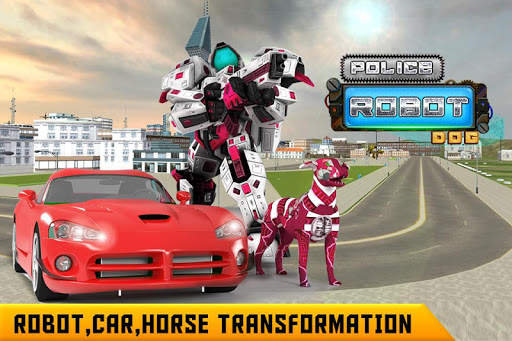 US Police Dog Robot Transform Cop Game screenshot 1