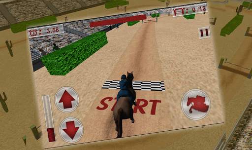 Jumping Horse Racing Simulator screenshot 1
