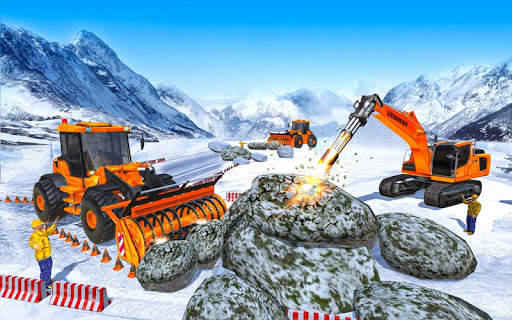 Snow Excavator Shooting Simulator: Rescue Missions screenshot 2
