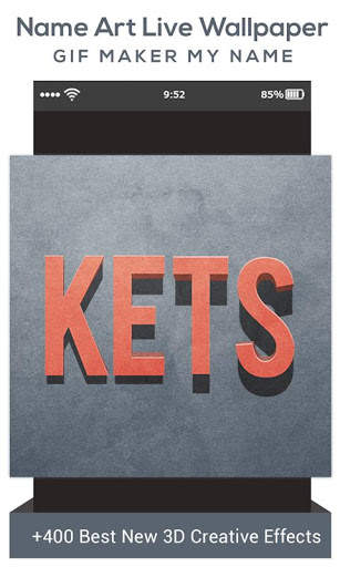 Name Art Live Wallpaper : GIF Maker My Name screenshot 8