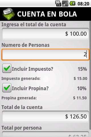 split the bill screenshot 1
