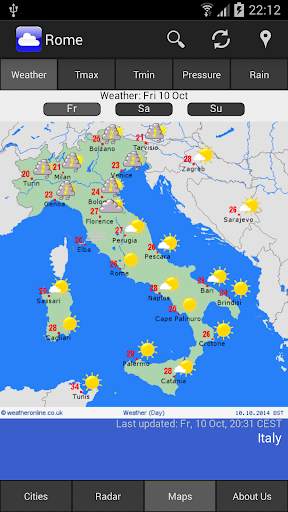 WeatherOnline Weather screenshot 6