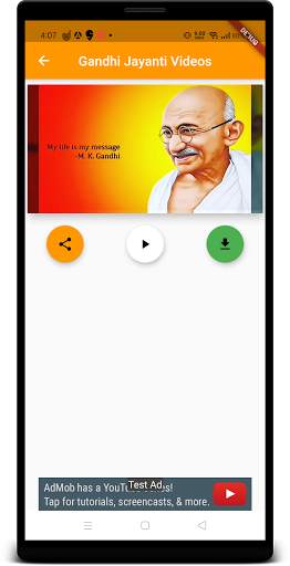 Gandhi Jayanti Video Status screenshot 5