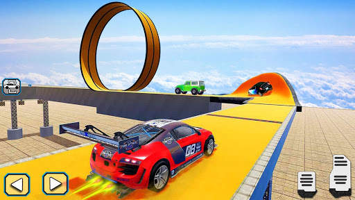 Vertical Mega Ramp Car Stunt Racing 2019 screenshot 1