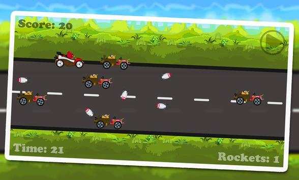 Angry Racing Bird PRO स्क्रीनशॉट 5